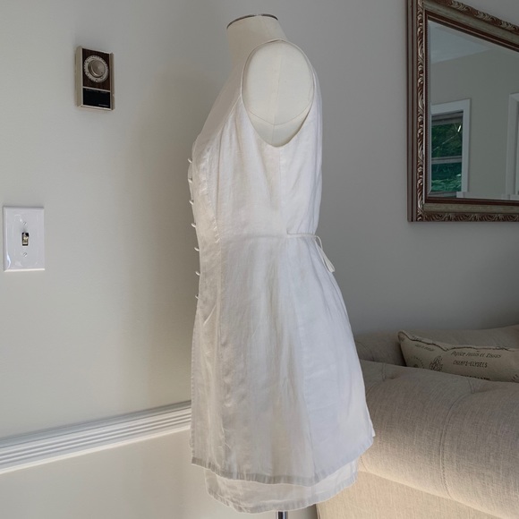 Laundry White Linen Dress - Picture 2 of 6